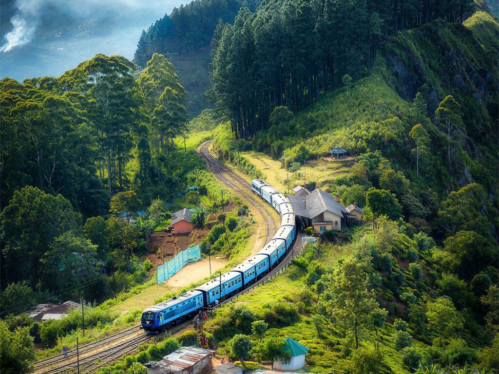 train passes over a sensor